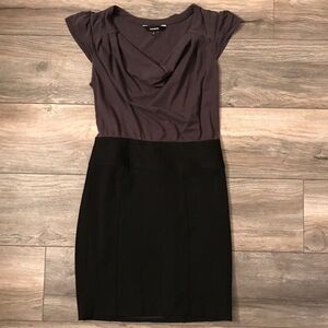 Express gray and Black Dress